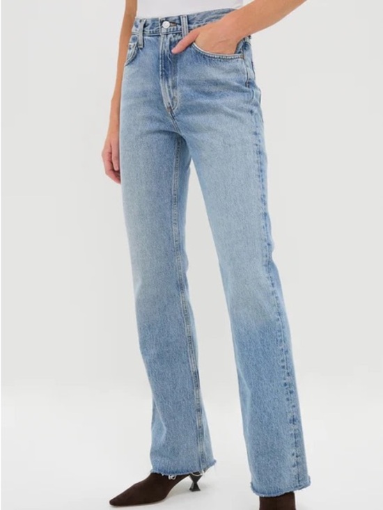 Agolde Denim - Agolde high waisted Leena baby flare boot cut jeans size 26